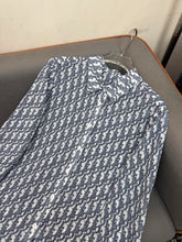 DIOR SHIRTS MONOCHROME PRINTED FABRIC 266699